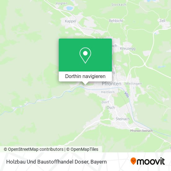 Holzbau Und Baustoffhandel Doser Karte