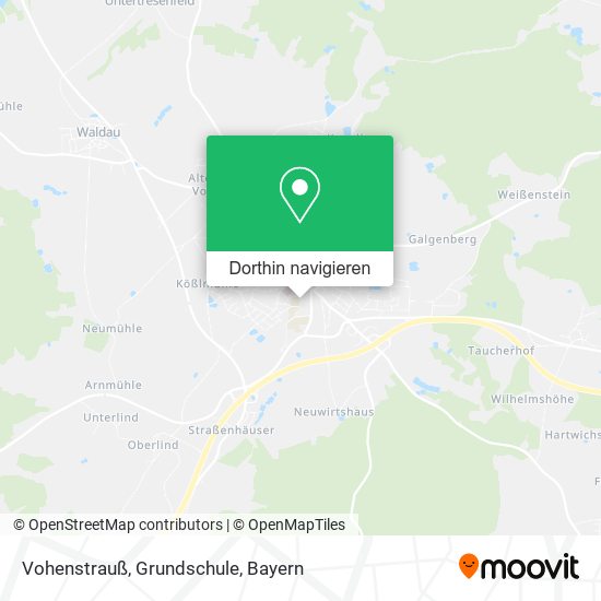 Vohenstrauß, Grundschule Karte