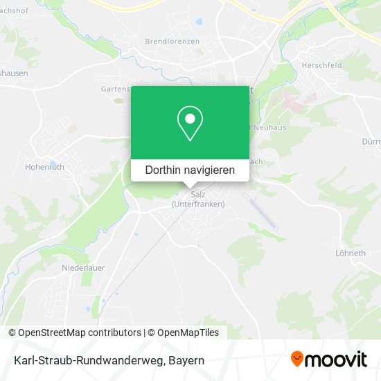 Karl-Straub-Rundwanderweg Karte