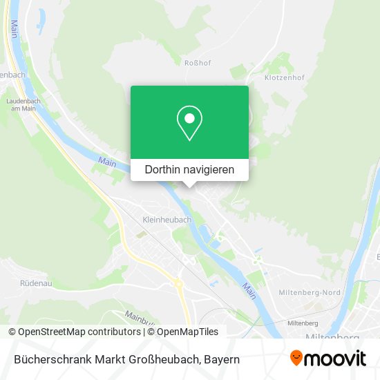 Bücherschrank Markt Großheubach Karte