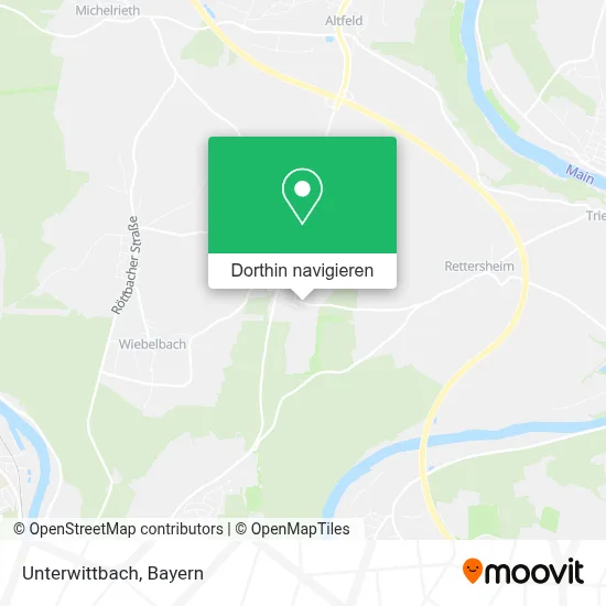 Unterwittbach Karte