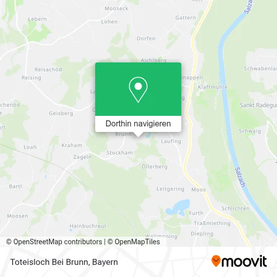 Toteisloch Bei Brunn Karte