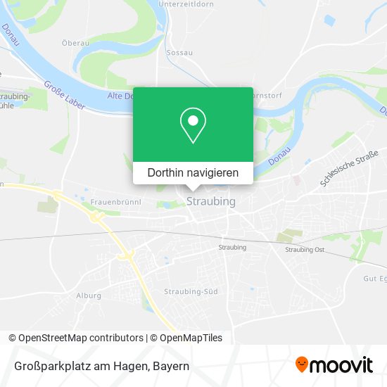 Großparkplatz am Hagen Karte