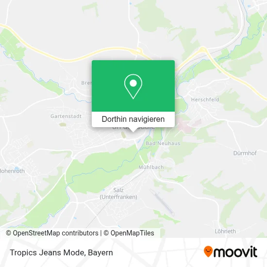 Tropics Jeans Mode Karte