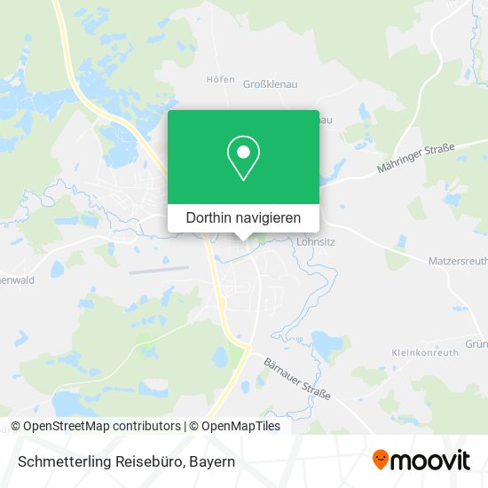 Schmetterling Reisebüro Karte