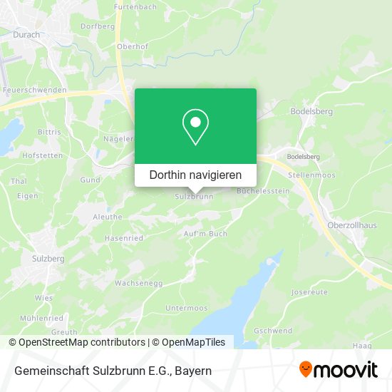 Gemeinschaft Sulzbrunn E.G. Karte