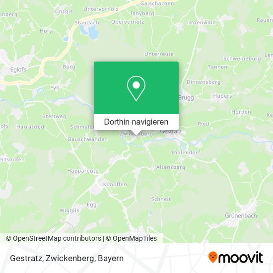 Gestratz, Zwickenberg Karte