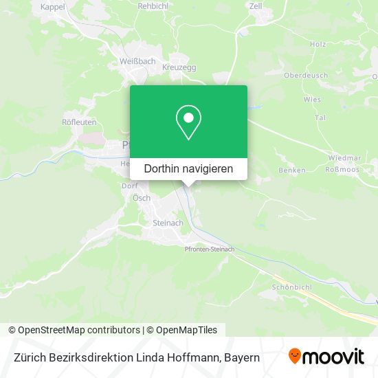 Zürich Bezirksdirektion Linda Hoffmann Karte