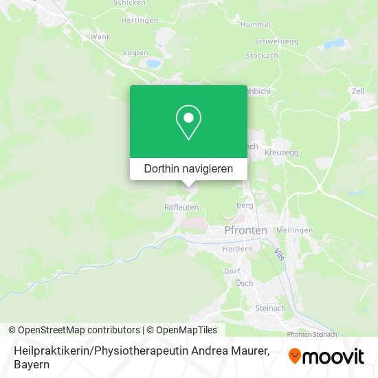 Heilpraktikerin / Physiotherapeutin Andrea Maurer Karte