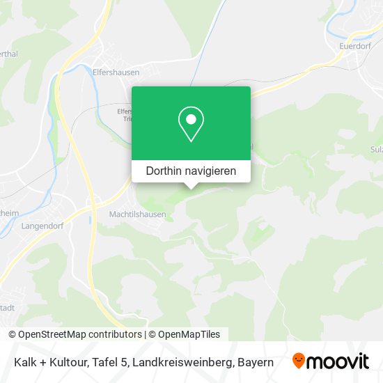 Kalk + Kultour, Tafel 5, Landkreisweinberg Karte