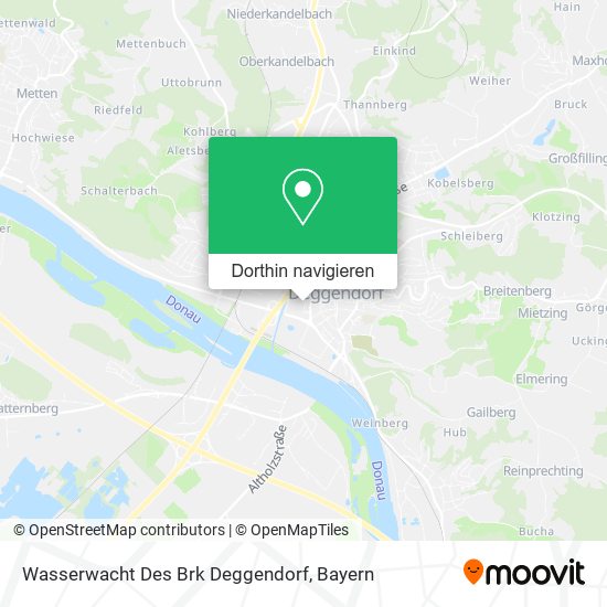 Wasserwacht Des Brk Deggendorf Karte
