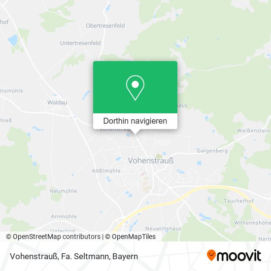 Vohenstrauß, Fa. Seltmann Karte