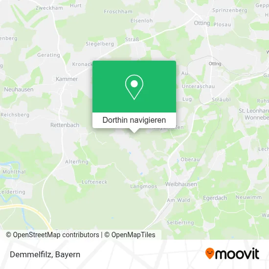 Demmelfilz Karte