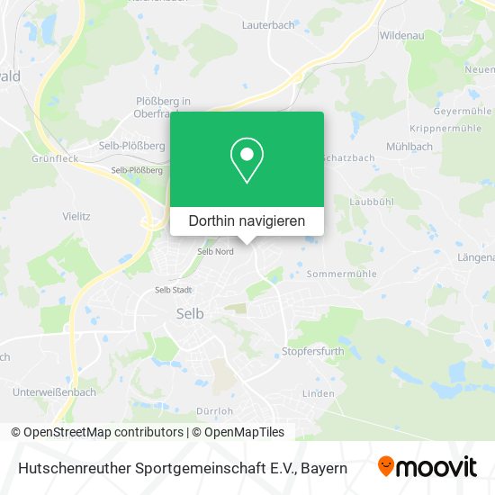 Hutschenreuther Sportgemeinschaft E.V. Karte