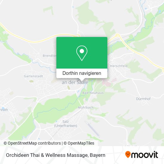 Orchideen Thai & Wellness Massage Karte