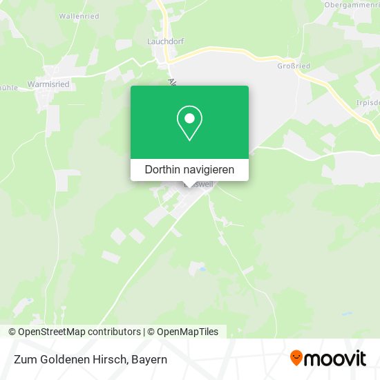 Zum Goldenen Hirsch Karte