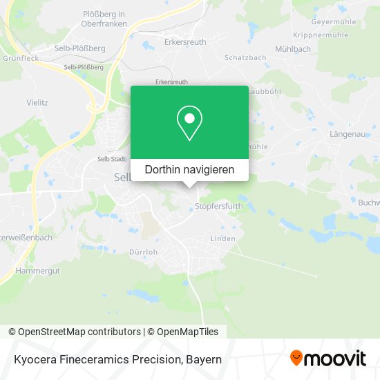 Kyocera Fineceramics Precision Karte