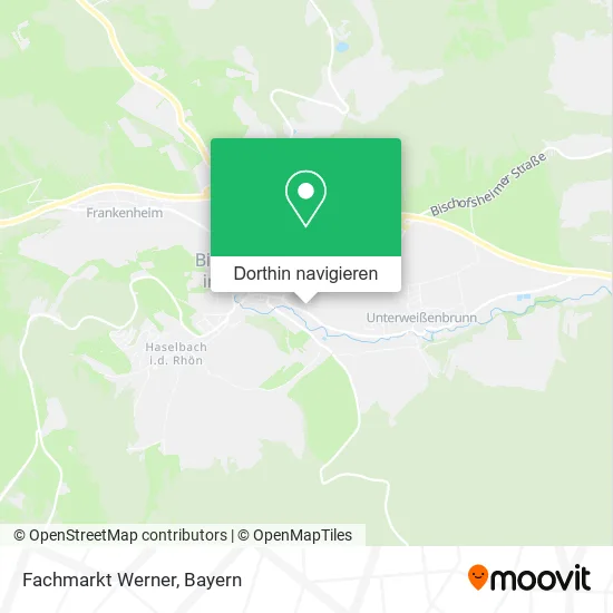 Fachmarkt Werner Karte