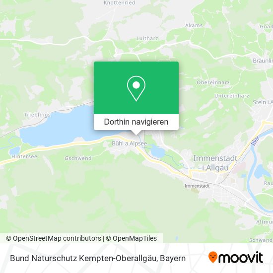 Bund Naturschutz Kempten-Oberallgäu Karte