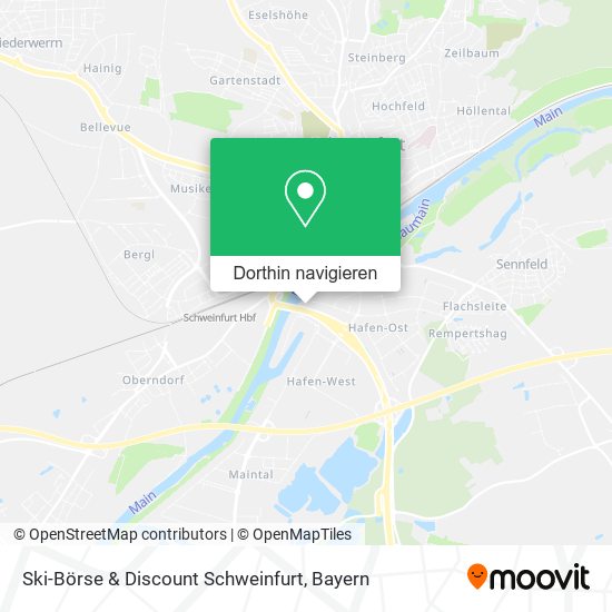 Ski-Börse & Discount Schweinfurt Karte