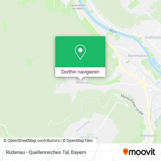 Rüdenau - Quellenreiches Tal Karte