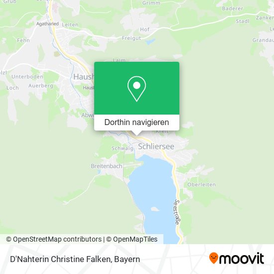 D'Nahterin Christine Falken Karte