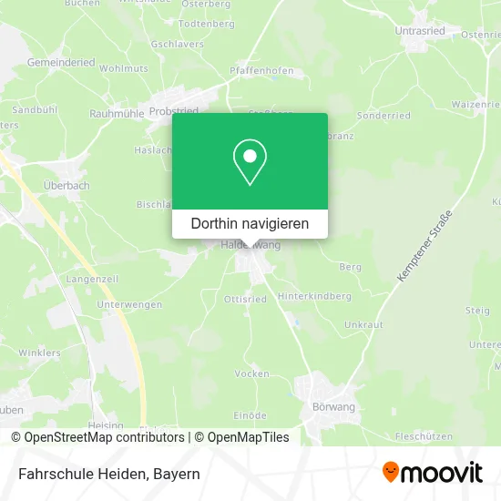 Fahrschule Heiden Karte