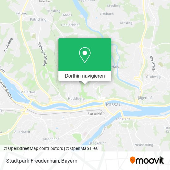 Stadtpark Freudenhain Karte