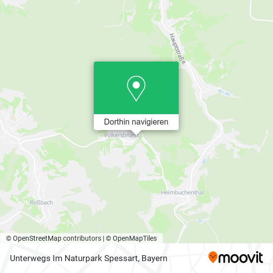 Unterwegs Im Naturpark Spessart Karte