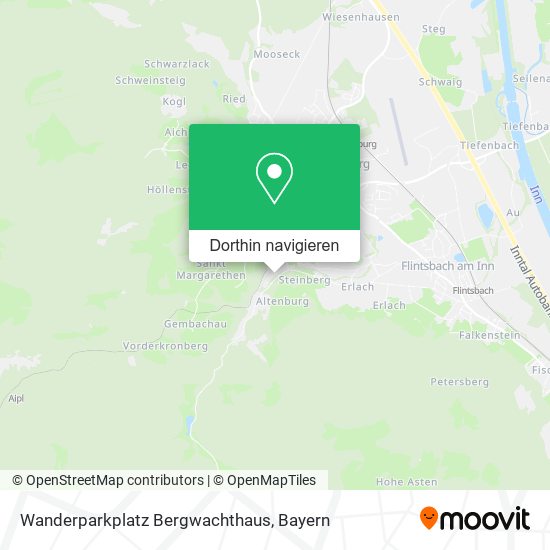 Wanderparkplatz Bergwachthaus Karte
