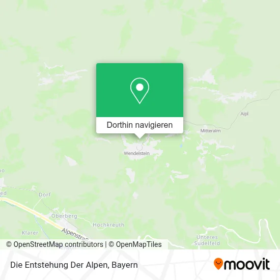 Die Entstehung Der Alpen Karte