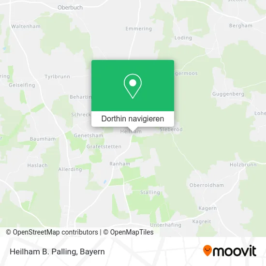 Heilham B. Palling Karte