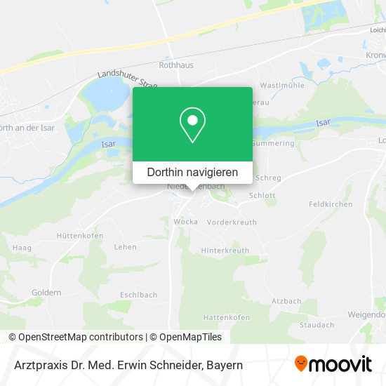 Arztpraxis Dr. Med. Erwin Schneider Karte