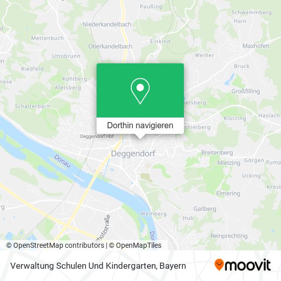 Verwaltung Schulen Und Kindergarten Karte