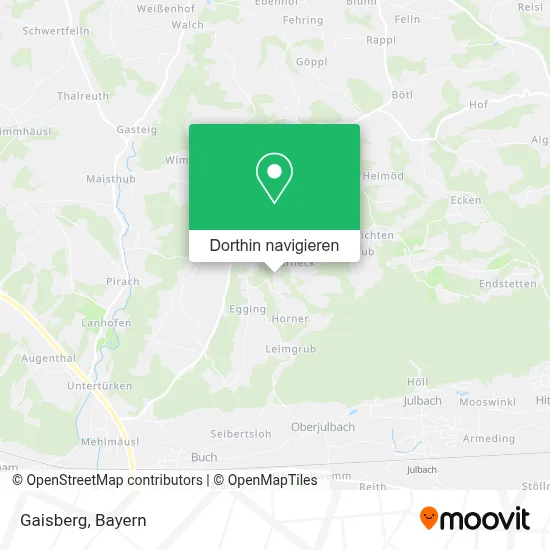Gaisberg Karte