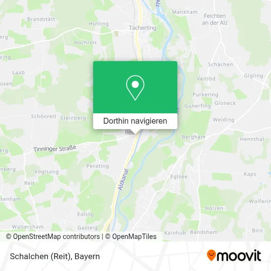 Schalchen (Reit) Karte