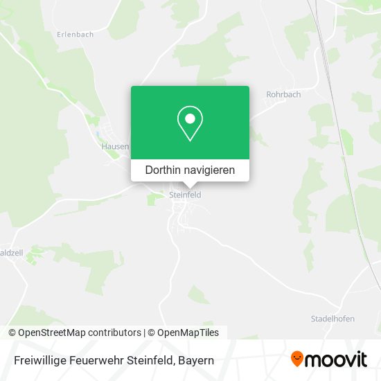 Freiwillige Feuerwehr Steinfeld Karte