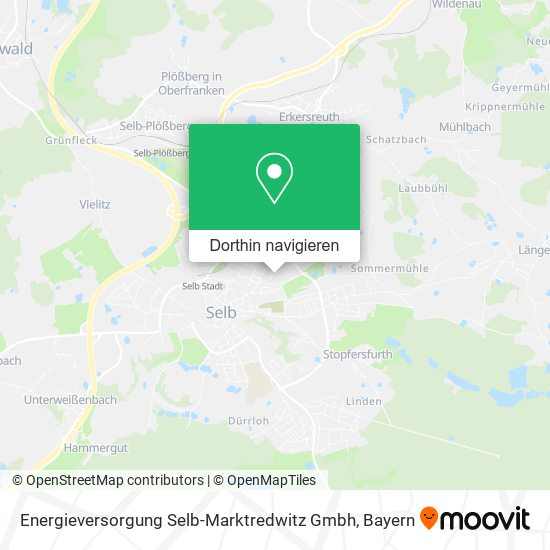 Energieversorgung Selb-Marktredwitz Gmbh Karte