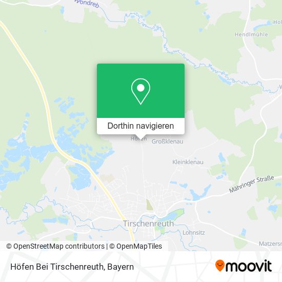 Höfen Bei Tirschenreuth Karte
