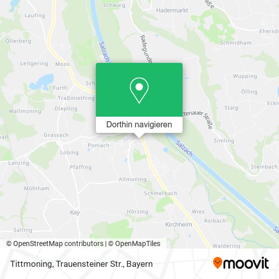 Tittmoning, Trauensteiner Str. Karte