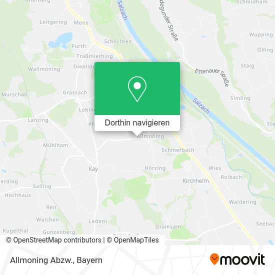Allmoning Abzw. Karte