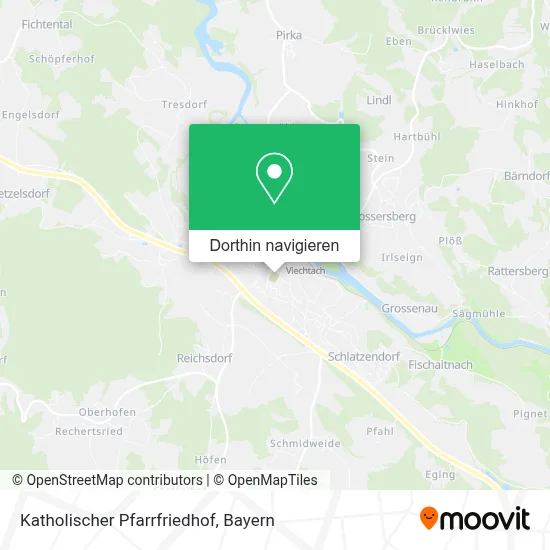 Katholischer Pfarrfriedhof Karte