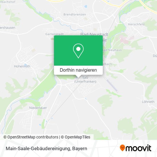 Main-Saale-Gebäudereinigung Karte