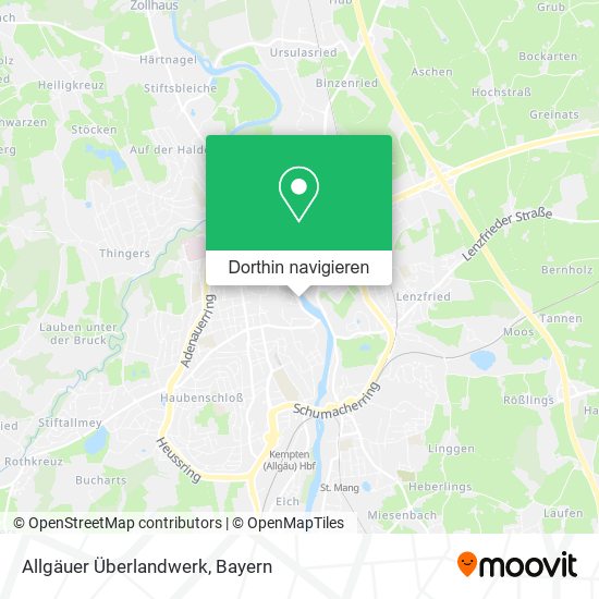 Allgäuer Überlandwerk Karte