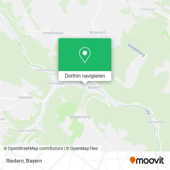 Riedern Karte