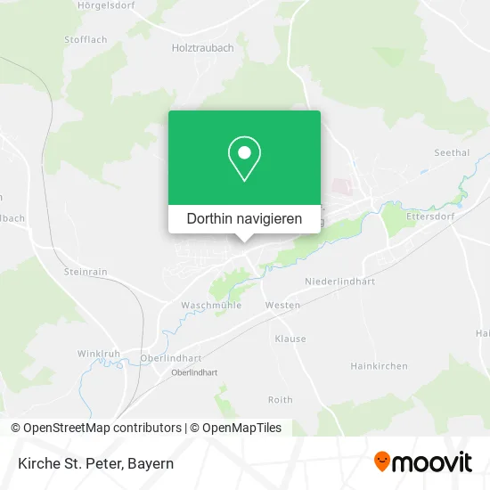 Kirche St. Peter Karte