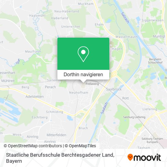 Staatliche Berufsschule Berchtesgadener Land Karte