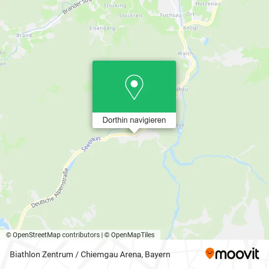 Biathlon Zentrum / Chiemgau Arena Karte