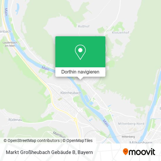 Markt Großheubach Gebäude B Karte