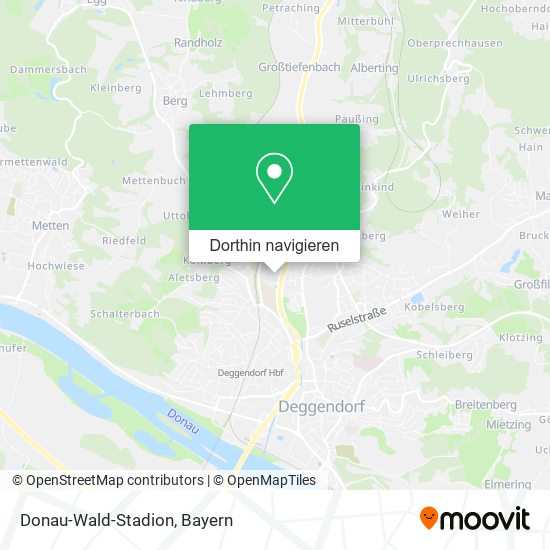 Donau-Wald-Stadion Karte